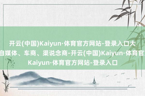 开云(中国)Kaiyun·体育官方网站-登录入口大部分齐是网红、自媒体、车商、渠说念商-开云(中国)Kaiyun·体育官方网站-登录入口