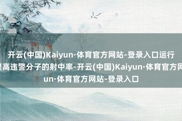 开云(中国)Kaiyun·体育官方网站-登录入口运行牵记上它会提高违警分子的射中率-开云(中国)Kaiyun·体育官方网站-登录入口