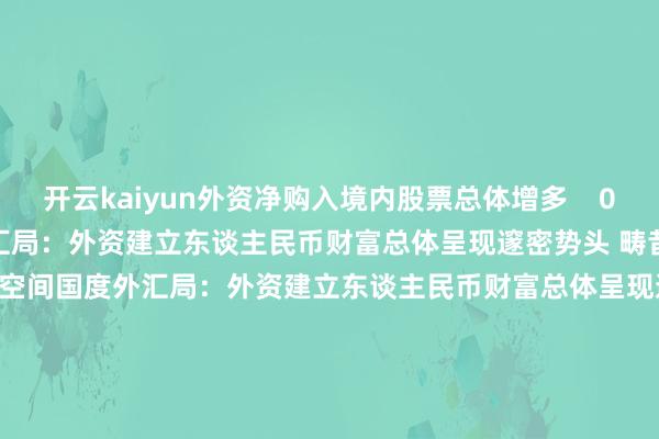 开云kaiyun外资净购入境内股票总体增多    0  10-22 10:39 国度外汇局：外资建立东谈主民币财富总体呈现邃密势头 畴昔还有进一步升迁空间国度外汇局：外资建立东谈主民币财富总体呈现邃密势头 畴昔还有进一步升迁空间    21  10-22 10:24 以军称半小时内黎巴嫩标的向以境内辐射超20枚炮弹以军称半小时内黎巴嫩标的向以境内辐射超20枚炮弹    0  10-11 23:03