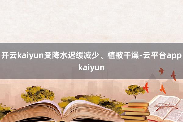 开云kaiyun受降水迟缓减少、植被干燥-云平台appkaiyun