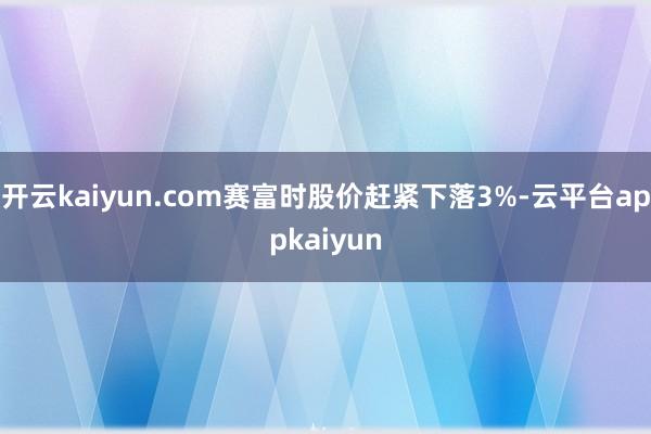 开云kaiyun.com赛富时股价赶紧下落3%-云平台appkaiyun